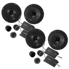 (2-Pairs) Kicker CSS654200W RMS 6.5" CS Series Component Speakers