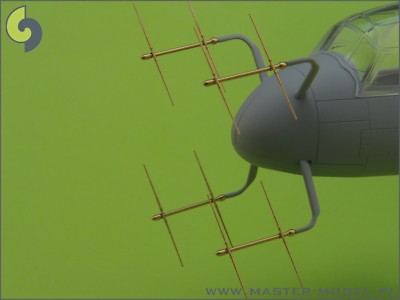 FuG 220 LICHTENSTEIN SN2 RADAR AERIALS He219 Bf110 Ju88 Ta154 #48027 1/48 MASTER
