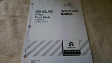 New Holland 5 Foot Front Blade Operator's Manual - 716800006 - MC Tractors M547