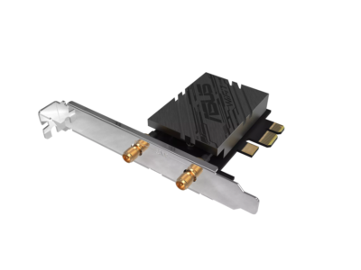 ASUS PCE-BE92BT PCI-E Adapter +オマケジャンク ASUS PCE-BE92BT WiFi 7 PCI-E Adapter with 2 external antennas