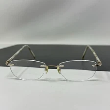 Naturally Rimless NR-367 Eyeglasses 50 [] 18-135 Gold