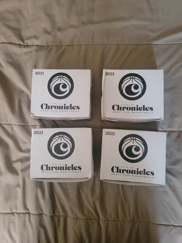 (Lot of 4) 2021 Panini Chronicles Draft Picks Basketball Cello Fat Pack Box.