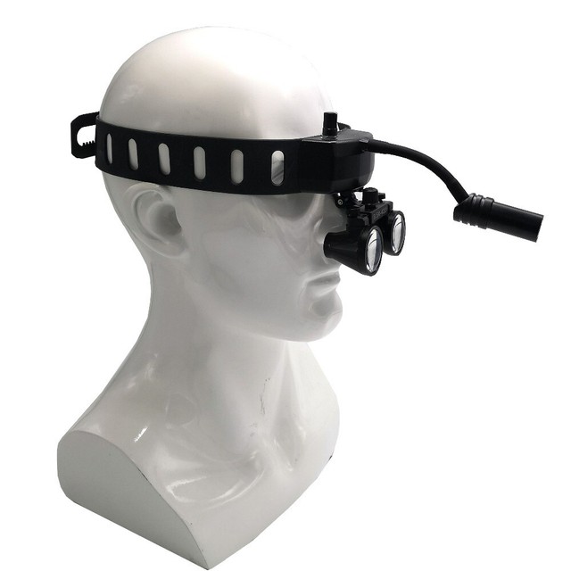 5W Dental Medical Headband Wireless LED Head Light with 3.5X Binocular