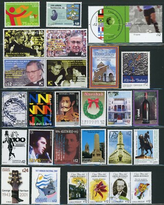 Uruguay 100 Different Stamps – Collection For Stamp Enthusiasts, Assorted Varieties