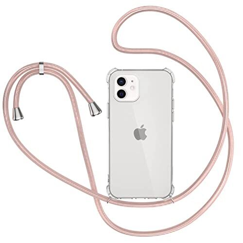 XTCASE Cover con Cordino per iPhone 12 / iPhone 12 Pro 6,1", Custodia (G7O)