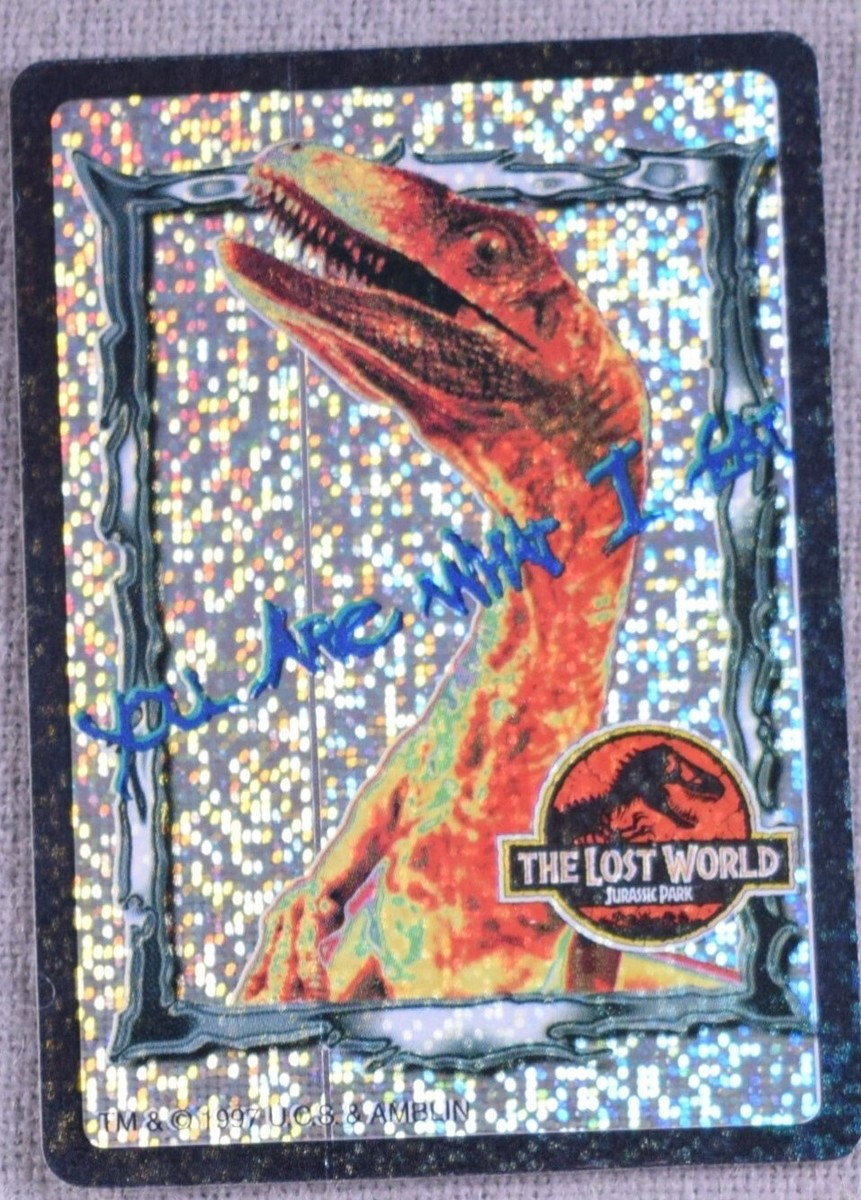 1997 Jurassic Park: The Lost World Vending Machine Prism Jeweled
