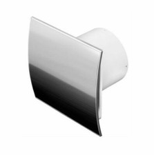 Bathroom Extractor Fan 100mm with Pull Cord Switch and Backdraft Shutter Valve