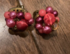 Vtg Lot 9 Pairs '50s '60s Bead Clip Earrings Japan W. Germany Western Germany — photo 4