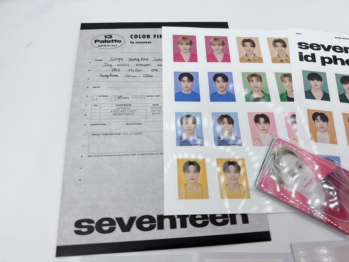 SEVENTEEN 2022 Seasons Greetings Official Photo Card set Outfit Of