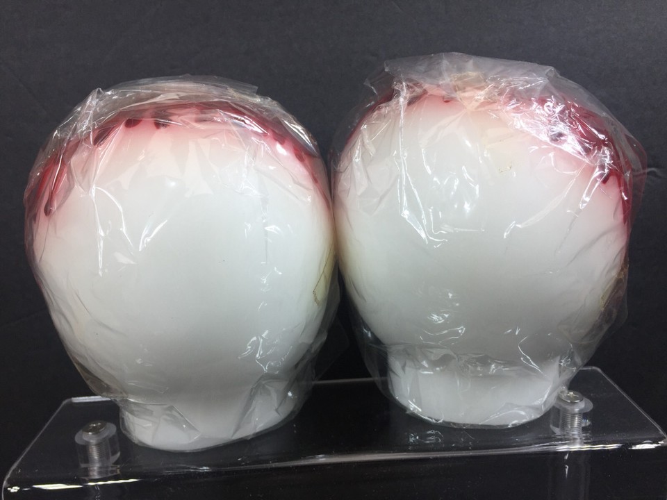 Skull Dripping Blood Candle Original NOS Halloween LOT Glow in the Dark