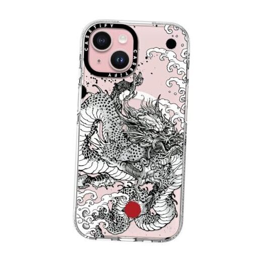 Clear Case for iPhone 15 [Not Yellowing / 6.6ft 15 Magsafe Clear Power Dragon