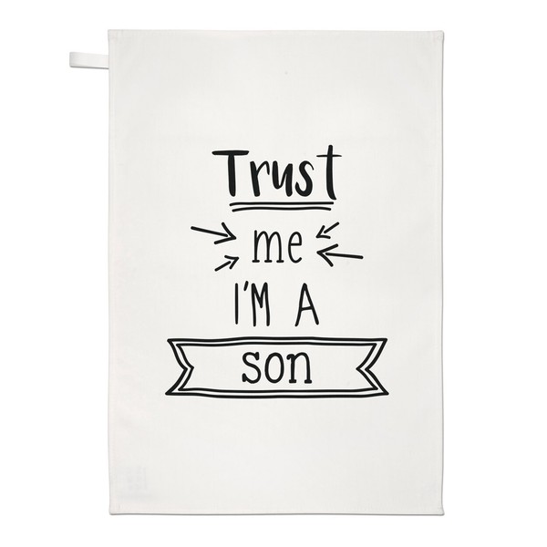 Trust Me I'm A Sohn Geschirrtuch SpüLlappen Scherz Worlds Best Favorit Toll-image