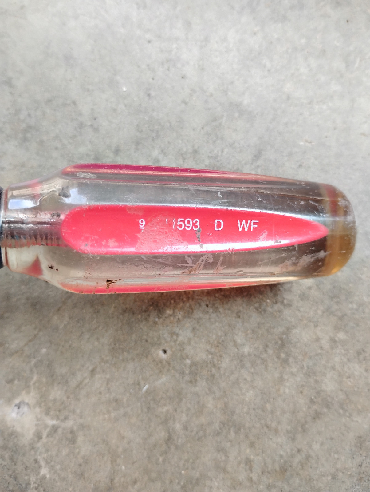 Vintage Craftsman 1/4  Slotted Screwdriver Sears Best Handle 41593 WF USA