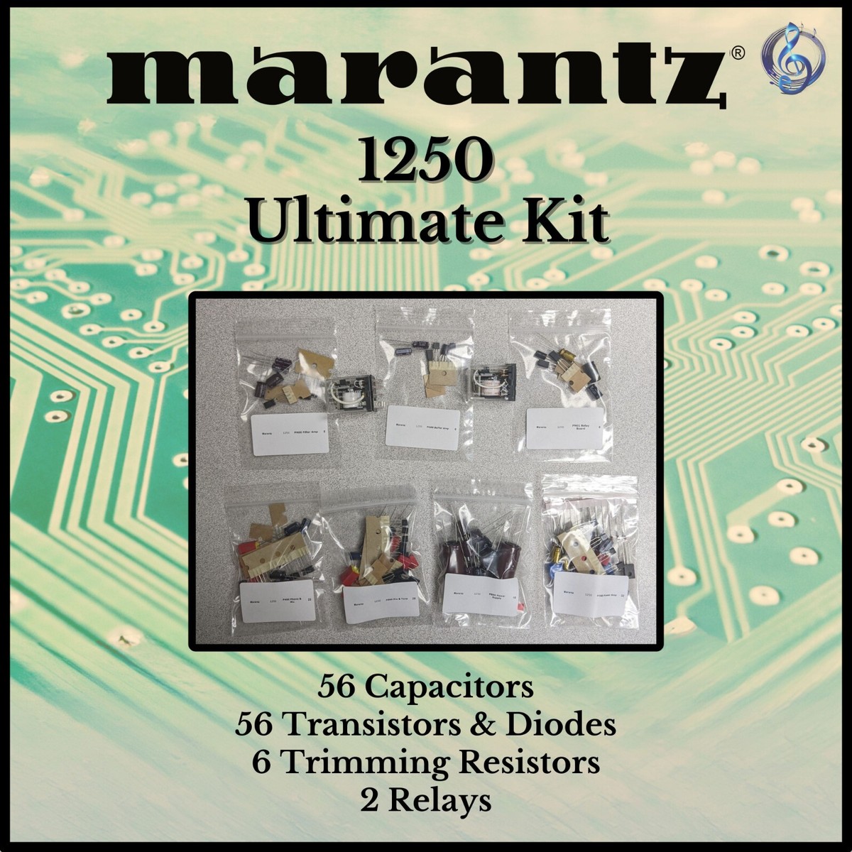 Marantz 1250 Ultimate Upgrade Kit Genuine Parts Restoration | eBay
