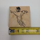 Good Stamps Spooky Patchwork Ghost Cartoon Wood Mounted Rubber Stamp