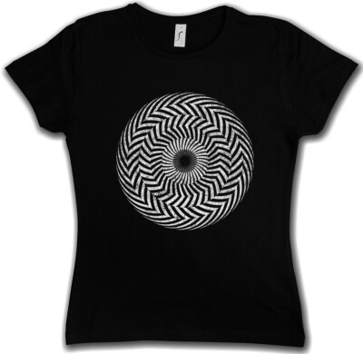 HYPNO CIRCLE III DAMEN T-SHIRT Labyrinth Mystic Hypnotic Esoterik Spiral