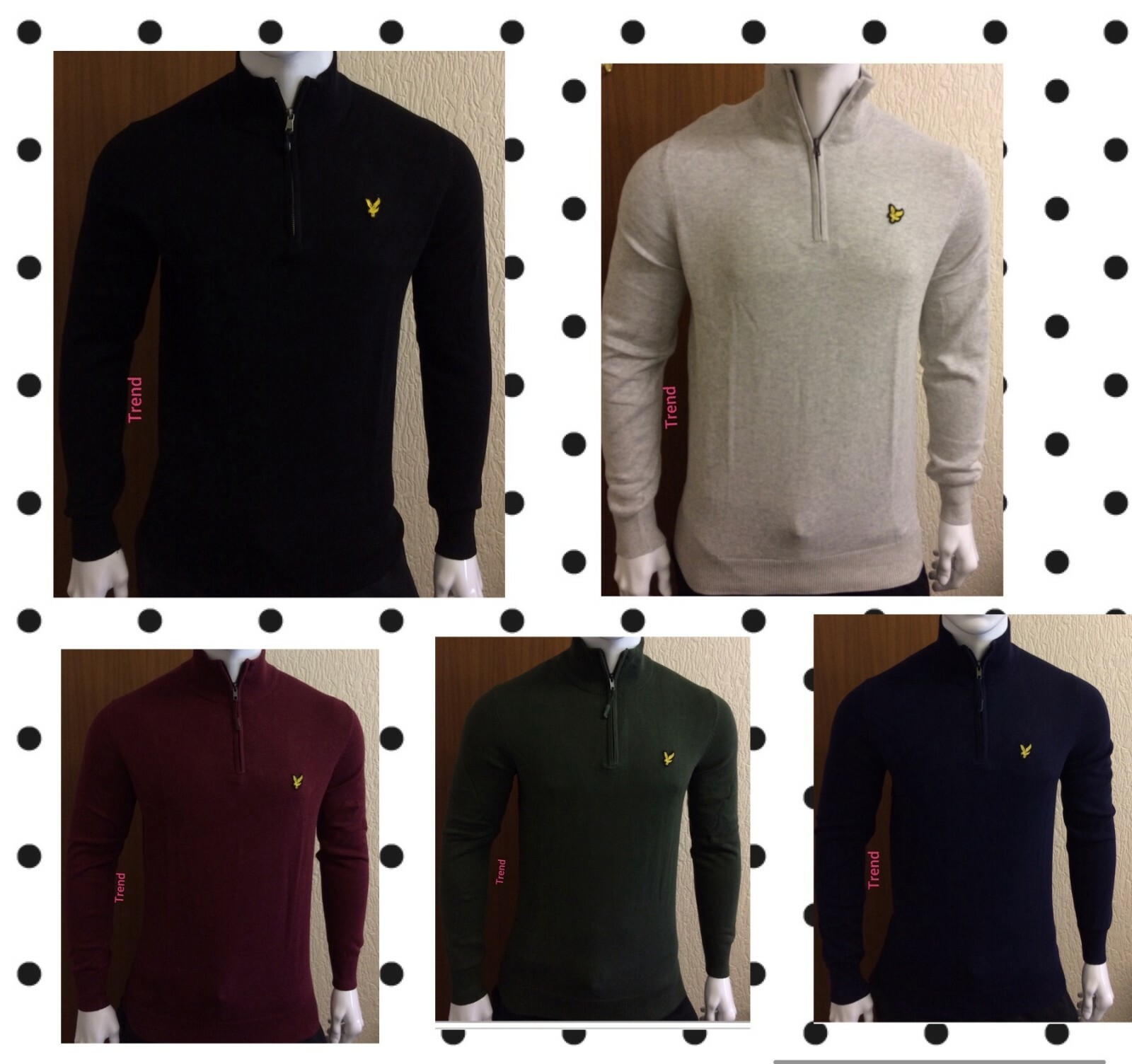 LYLE AND SCOTT LONG SLEEVE QUARTER ZIP 