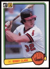 1983 Donruss Bobby Clark California Angels #444