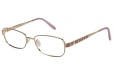 Tura Mod. 516 PEW Pink  20K Gold Plated Metal Fancy Eyeglasses Frame 53-17-130