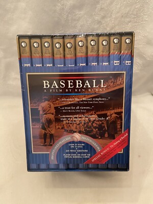 1994 KEN BURNS BASEBALL PBS 10 DVDs Gold Brand New Sealed | eBay