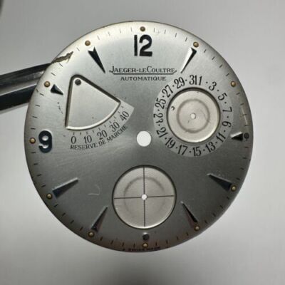 Jaeger LeCoultre Gangreserve de march nicht perfekt Stahl gebraucht Zifferblatt