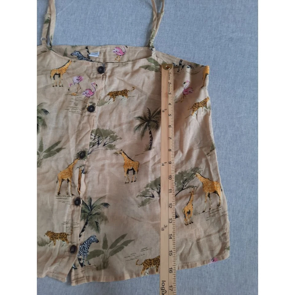 Старый темно-синий женщин большой Summer разноцветный холст льняной пейсли цветочный блузка - Изображение 2 из 4