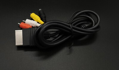 XBOX Classic AV TV Kabel 3-RCA Audio Video Chinch Fernsehkabel + S-Video S Video