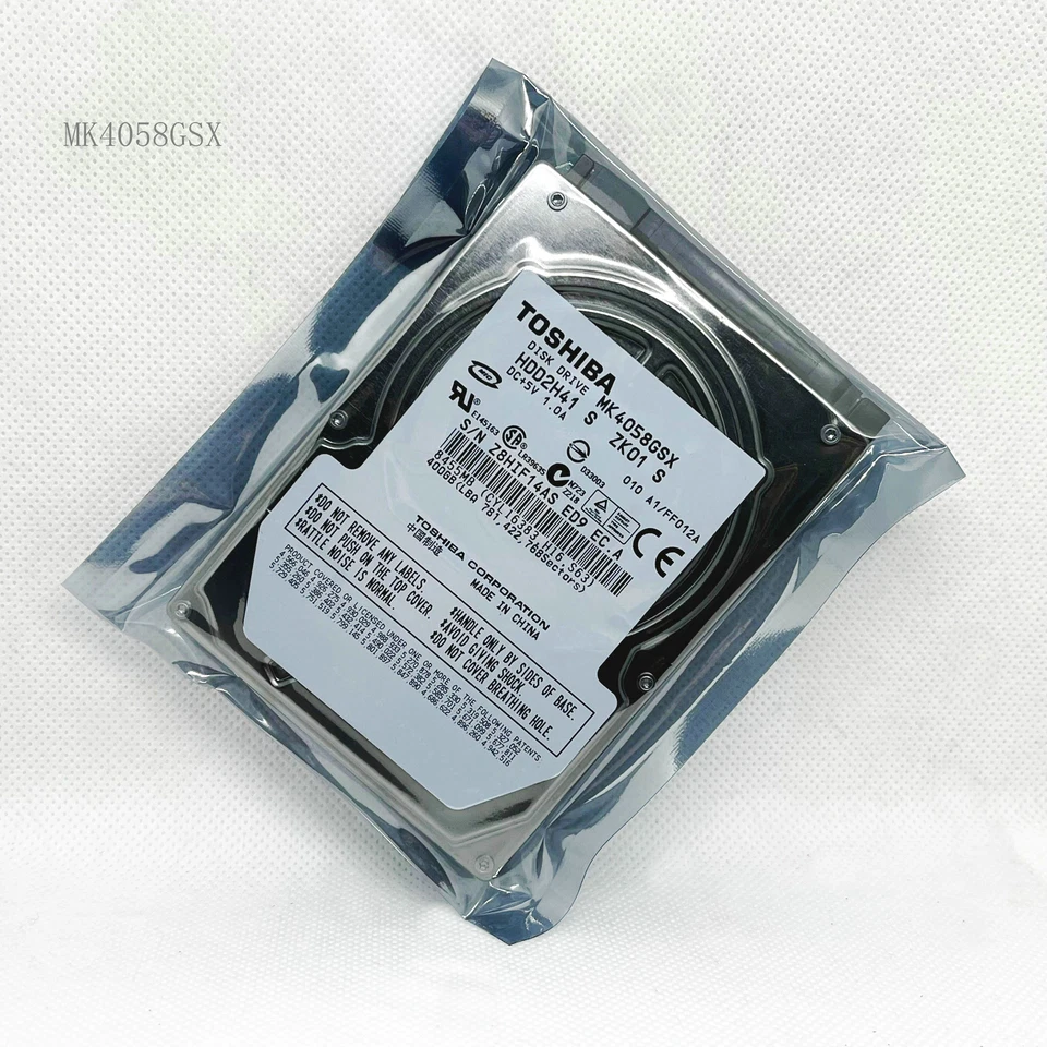 Toshiba 400GB 5400RPM MK4055GSX MK4058GSX SATA 2.5" Laptop Hard Drive - Image 2 of 2
