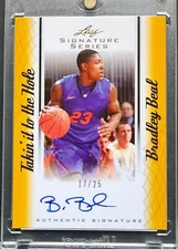 BRADLEY BEAL 2012-13 LEAF SIGNATURE SERIES AUTO GOLD #17/25 MINT 👍😀👍GO SUNS 