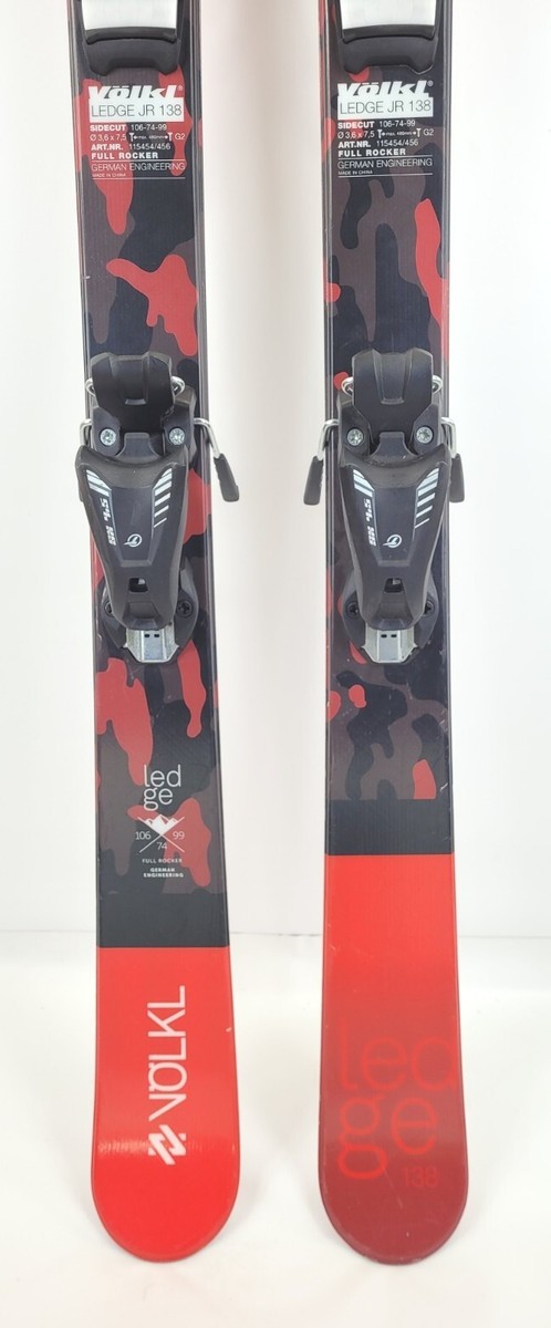 Volkl Ledge Jr 138cm Skis w/ Tyrolia SX 4.5 Bindings | eBay