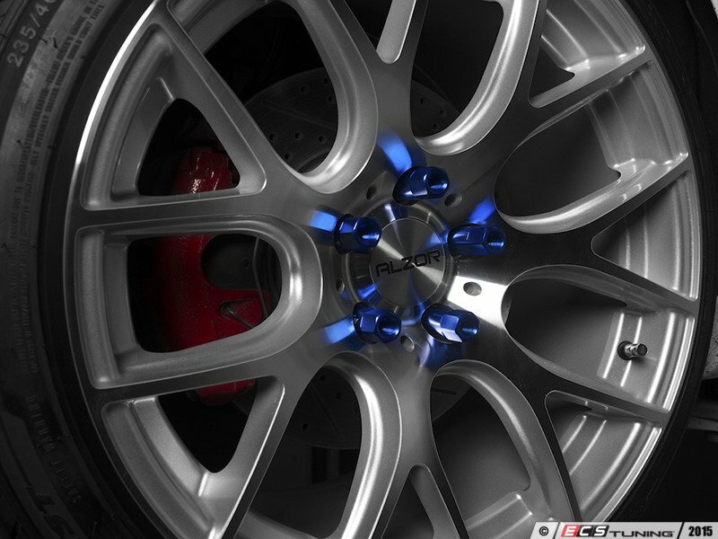 VMS Racing 20-Piece Neochrome Extended Lug Nuts – Fits 2003-2009 Nissan 350Z Z33