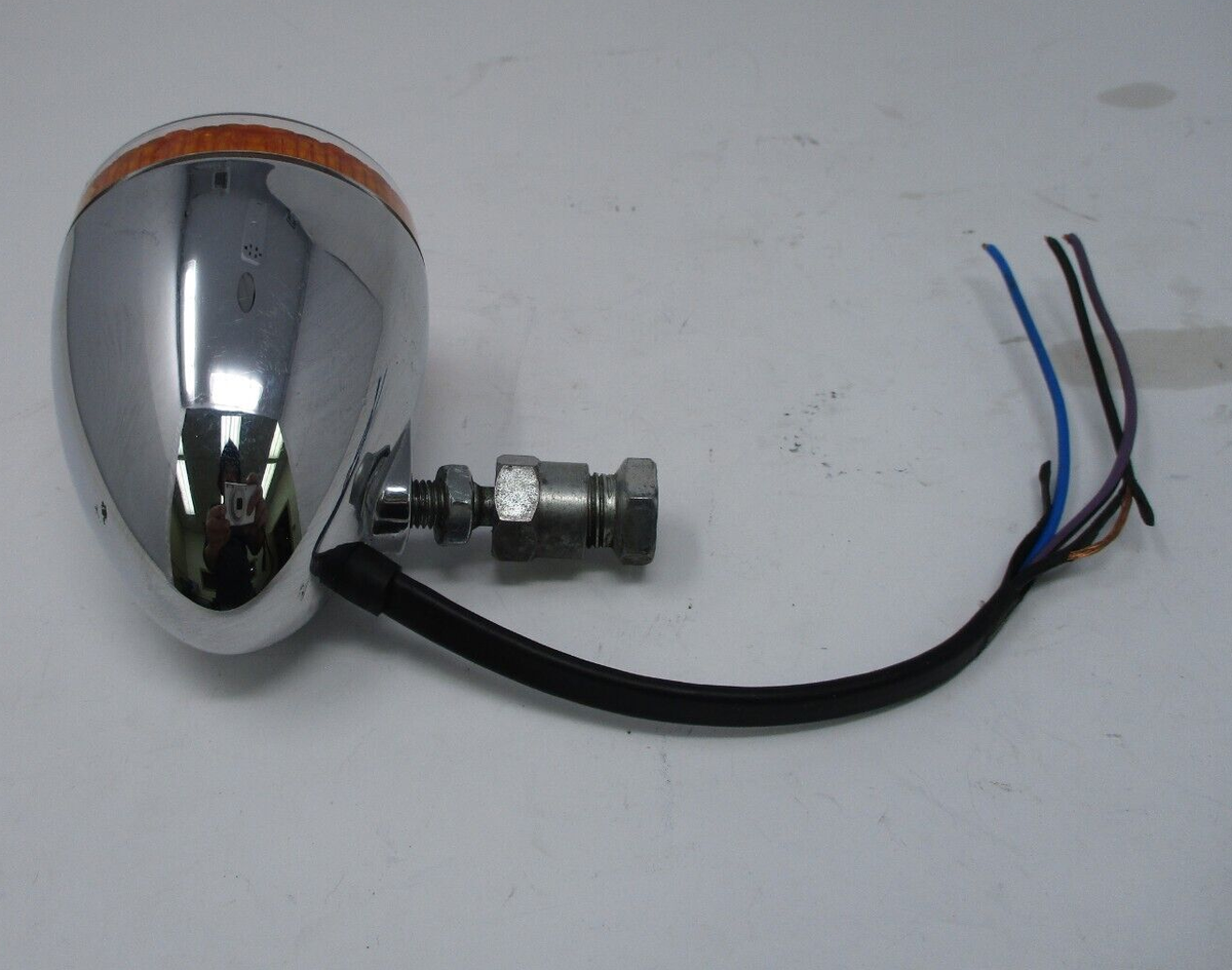 Harley-Davidson Front Amber LED Bullet Turn Signal 67800061 | eBay