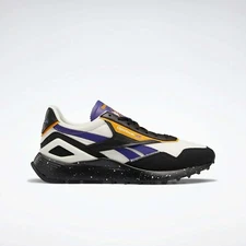 Reebok Classic Legacy AZ Mens Running Shoes Size 10.5 White Black Purple GY1552