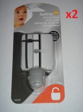LOT of 2 Safety 1st REFRIGERATOR DOOR LOCK Fits Freezers NEW HS187