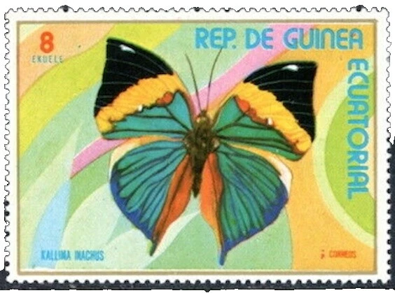 Butterflies Equatorial Guinean Stamps