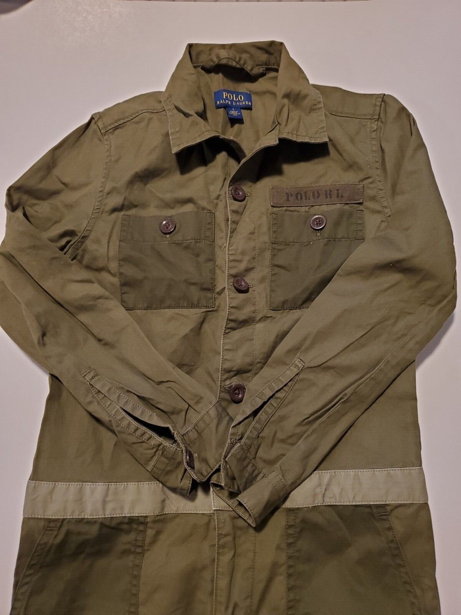Super Rare Ralph Lauren Polo Boys Coveralls Sz EUC