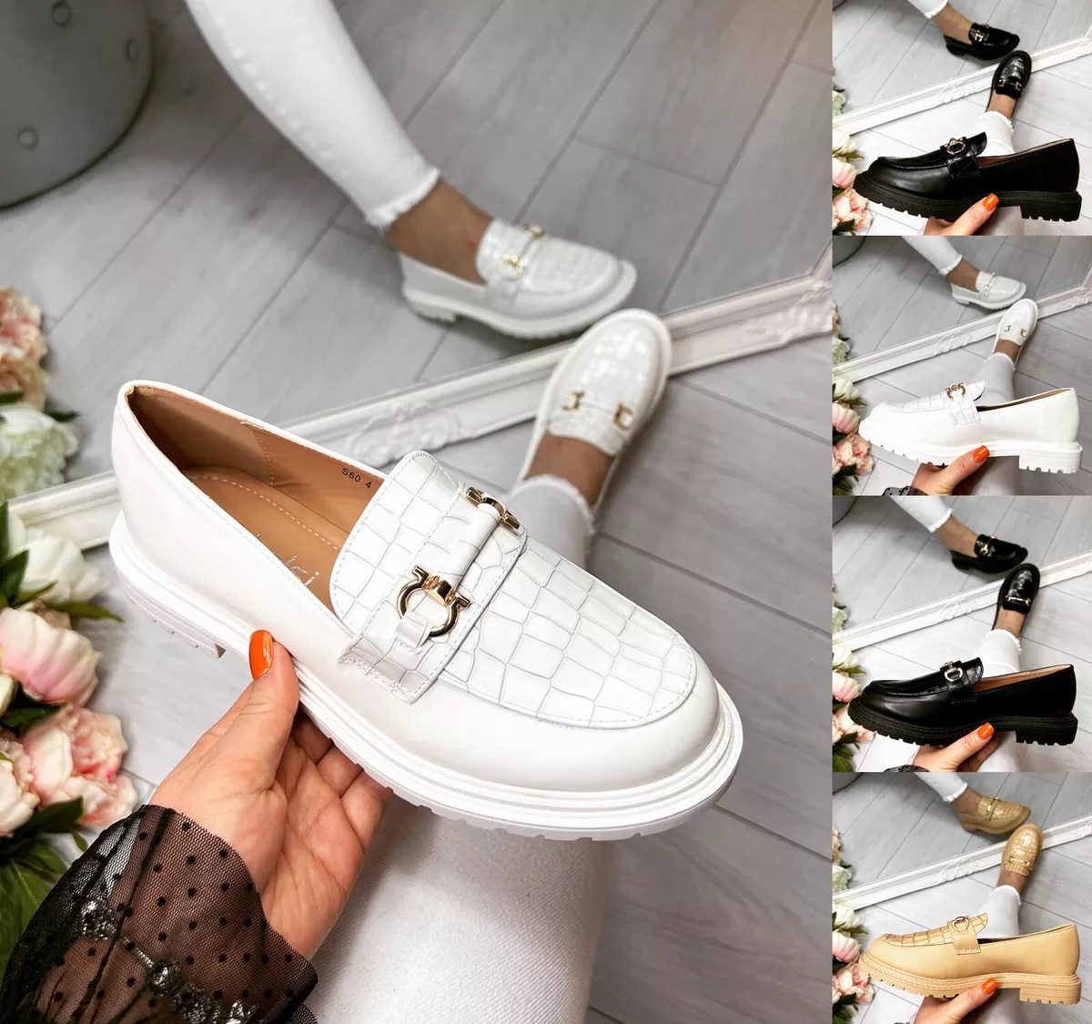 Women's loafer shop style shoes
