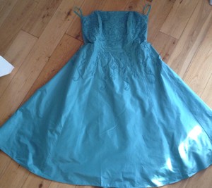 monsoon duck egg blue dress