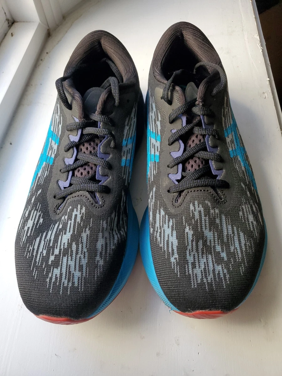 Size 8.5 ASICS Novablast 3 Black Island Blue 2023 eBay