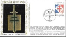 G233+ FDC ENVELOPPE 1er JOUR CROIX DE LA LIBERATION