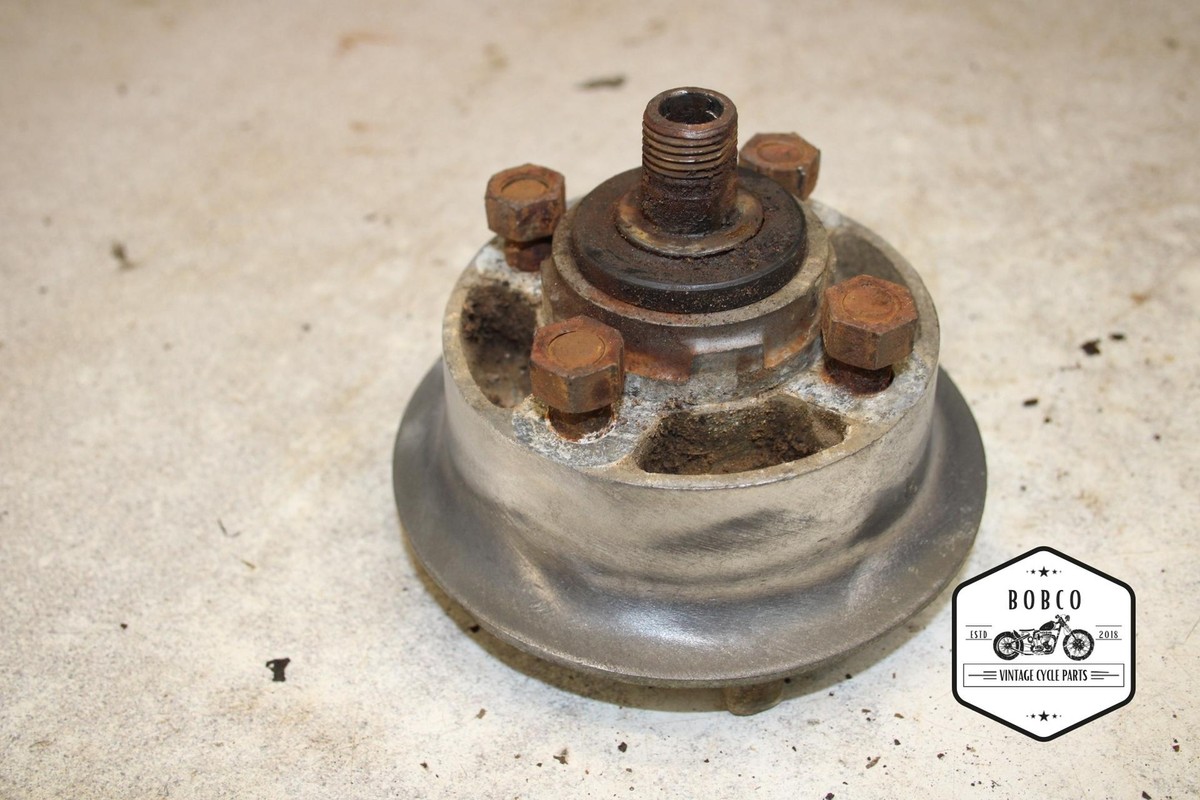 1972 Kawasaki G5 100 REAR BACK WHEEL RIM HUB SPROCKET CARRIER