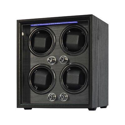 Oryx Watch Winder for Automatic Watches, Wooden Rotating Watch Case 