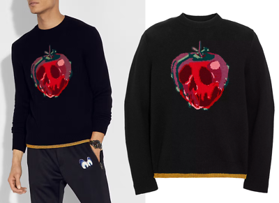 Coach 1941 Disney Dark Fairytale Poison Apple Intarsia Sweater