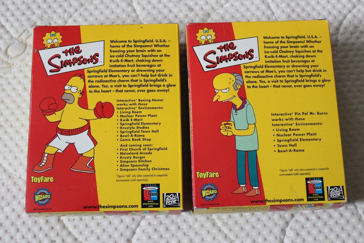 The Simpsons Boxing Homer & Pin Pal Mr. Burns 5