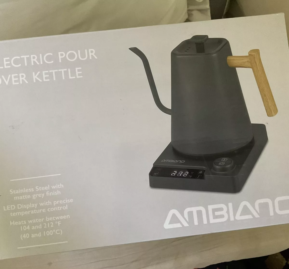 Electric Pour Over Kettle - Stainless Steel