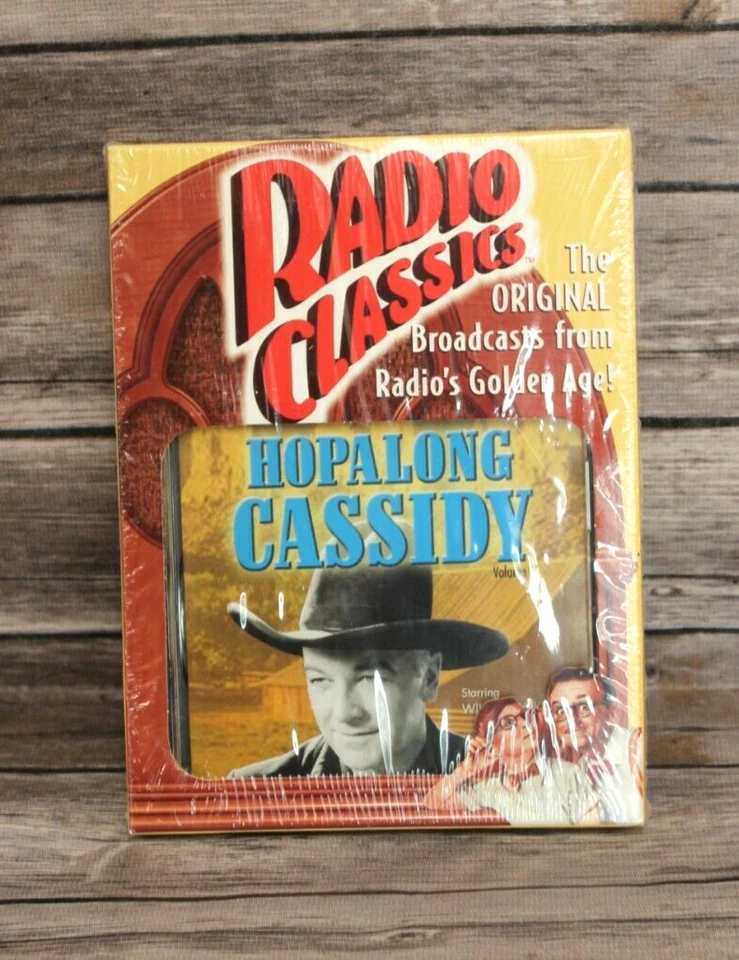 1950s Radio Classics Hopalong Cassidy  COMPAC DISCS SUN DOWN KID NWT Vintage - Image 3 of 4