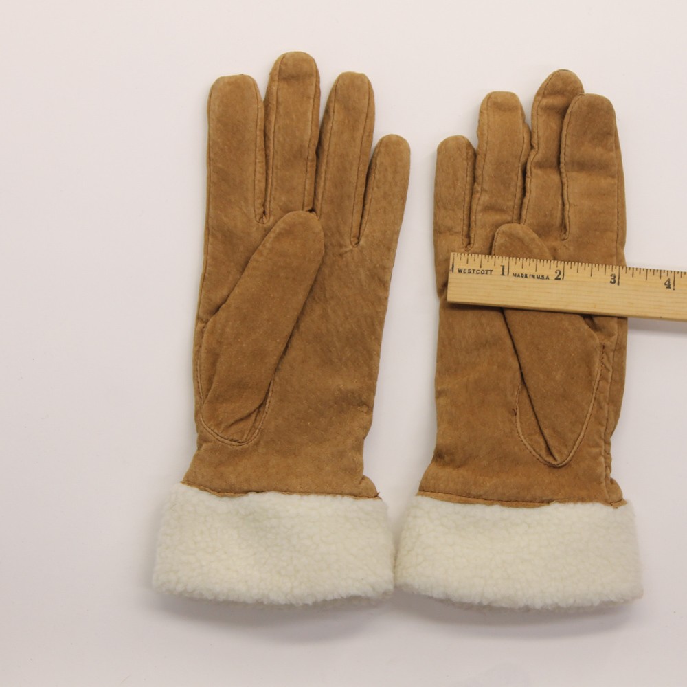 Jaclyn Smith medium brown leather patterned winte… - image 6