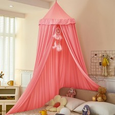 Dix-Rainbow Princess Bed Canopy for Kids, Soft and Durable Dreamy Mosquito Ne...