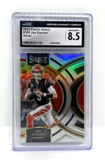 JOE BURROW 2023 PANINI SELECT #165 SILVER - BENGALS - CGC 8.5 NM/MINT+