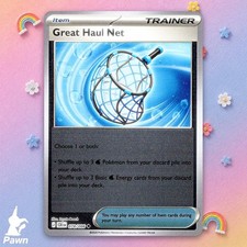 Great Haul Net Reverse Holo 78/86 Chaos Rising Pokemon Card NM Art Toyste Beach